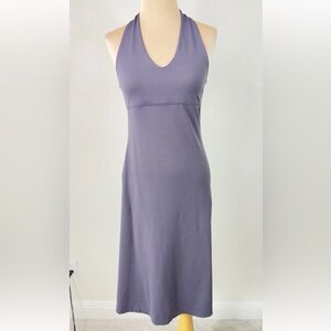Patagonia Purple Morning Glory Halter Tie Dress Women’s S